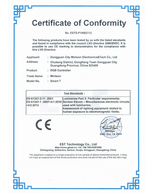 Certificado Smart-T